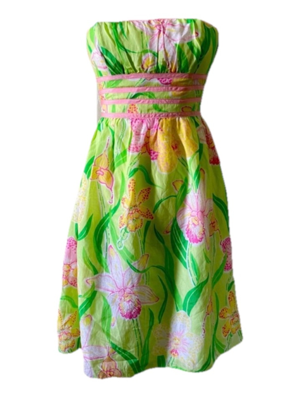 Y2K Lilly Pulitzer Silk Kentucky Derby Dress